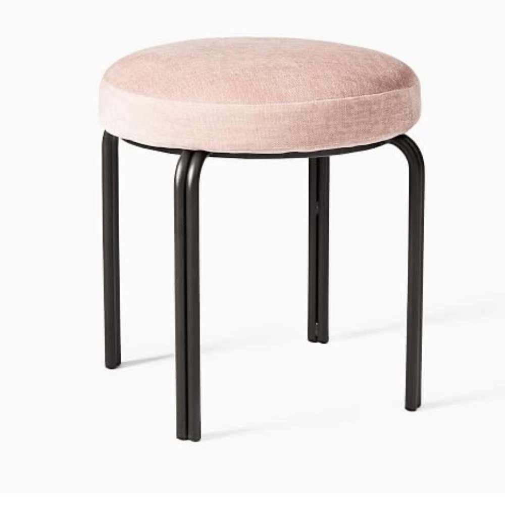 West Elm Pink Stacking Stool